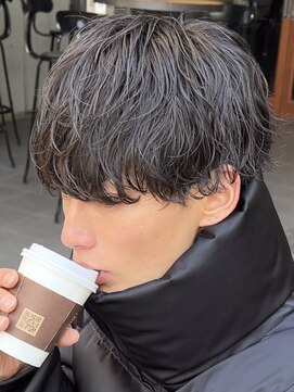 ノード(NODE) 波巻きスパイラルツイストスパイラルパーママッシュメンズヘア