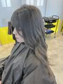 アグ ヘアー スミス 函館亀田店(Agu hair smith) 透明感あるグレー※ブリーチ