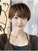 ショートヘア/分け目なし/イメチェン/30代40代50代60代/表参道