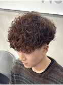 スペインカール/外国人風パーマ/広島メンズ