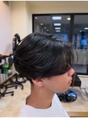 毛流れセンターパート