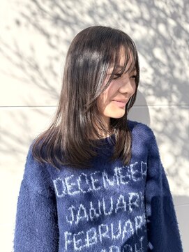 フェイスレイヤー/顔まわりレイヤー/艶髪/u24学割/オージュア