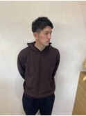 men's perm style