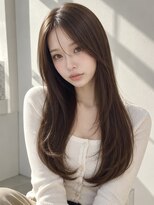 ノア 三宮店(NOA)&nbsp;【NOA】韓国風ロングレイヤー×顔まわりレイヤー×髪質改善