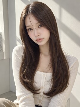 ノア 三宮店(NOA) 【NOA】韓国風ロングレイヤー×顔まわりレイヤー×髪質改善