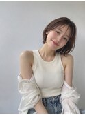 池袋20代30代40代大人気大人可愛いボブ前髪あり似合わせ小顔丸顔
