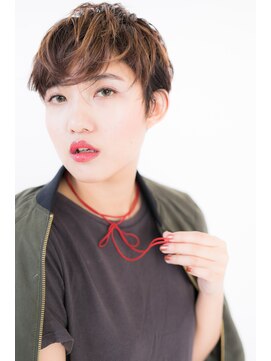 ボンヌーベル 【Bonne Nouvelle】ラフ束感×無造作くせショート