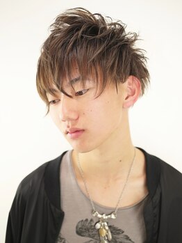 シェイプスヘアデザイン 自治医大店(Shape's hair design)の写真/オシャレメンズ必見!!男性スタッフ多数在籍で気軽に通える☆スタイリング簡単な万能スタイルをご提案！