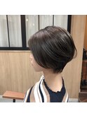 横顔美人シルエット