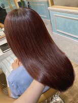 ロンドフルール 大宮東口(Lond fleur)&nbsp;【Lond fleur 山本翔一郎】毛先までツヤ感のあるピンクブラウン