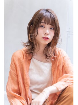 レニーバイエース(LANY by ACE) 【LANY 横浜】ゆるふわミディ×インナーカラー