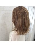 ブリーチありペールミルクティー