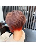 前下がりふんわりショートボブ