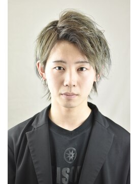 レ ギャルソン 仙台店(Les Garcons) ソフトツイストパーマフェザーマッシュウルフアッシュグレー