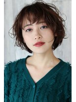 クシュ 所沢東口店(kusyu...) ふわふわショート×冬カラー×ミルクティアッシュ×前髪パッツン