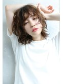 【Blanc/広島】エッジショート/くびれセミディ/無造作カール
