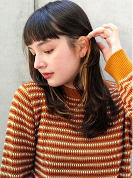 アレンヘアー 八尾店(ALLEN hair) イヤリングカラー×オレンジカラー