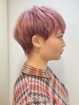 レンジシキチジョウジ (RENJISHI KICHIJOJI)&nbsp;ピンクグレージュショートボブ【RENJISHI 松岡】