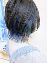 モリオフロムロンドン 松戸店(Morio from London)&nbsp;【松戸　ムラマツ】大人マッシュウルフショートボブブルー