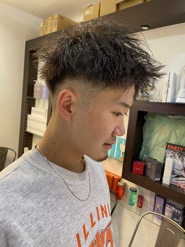 ゼストソエル(ZEST soell) 【佐藤亘ZEST soell】ソフトフェード×ツイストピンパーマ