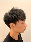 ハイウエイト×束感ツイストパーマ