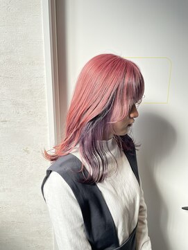 アンク(AnC) ペールピンク+インナーパープル