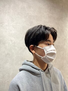 アヴァンセ(Avancer) センター分けマッシュスタイル/辻堂/メンズ/ツーブロック