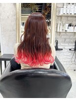 ヘアー アトリエ エゴン(hair atelier EGON)&nbsp;お洒落すぎる！ピンク裾カラー