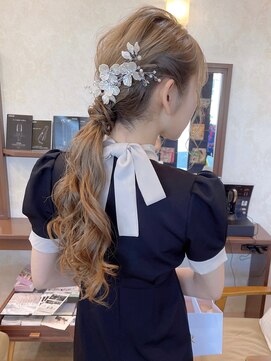 ヘアメイク ミチ 富田店(HAIRMAKE MICHI) 【MICHI 富田店　古作蓮】お呼ばれヘア