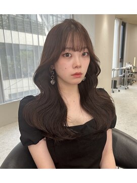 ボタン テンジン(VOTAN tenjin) 艶カラー/顔周りカット/くびれ巻き/天神韓国ヘア