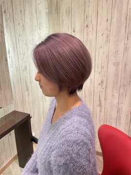 アース 三田南ウッディタウン店(HAIR&MAKE EARTH) 20代30代40代前下がりストレート大人ボブリップライン