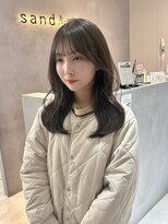 サンド 池袋(sand)&nbsp;韓国ヘア／くびれヘア／レイヤーカット／前髪カット