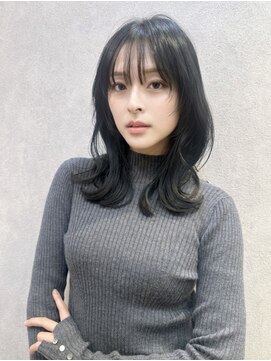 ロンド ルージュ 銀座店(Lond rouge) 簡単スタイリングヘアセンターパートゆるふわロングハイレイヤー