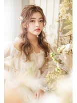 《ヘアセット》ふわふわ可愛いハーフアップスタイル