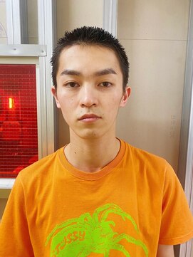 メリケンバーバーショップ トーキョー(MERICAN BARBERSHOP TYO) ハイライト/マッシュパーマ/ウルフ/アッシュブラック84