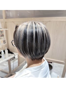 クルム(KURUMU) ショート×バレイヤージュ