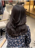 グレージュで透明感たっぷり暗めカラー【前田結花】
