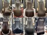 【プレミアムケア】cut＋髪質改善RelusterカラーTR　￥13000