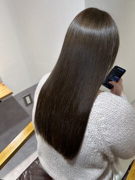 アントワープトーキョー(antwerp TOKYO) 30代40代オリーブベージュ酸性ストレート縮毛矯正髪質改善