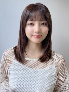 エトラ 渋谷店(etora) 小顔 フェミニンロング メルティーカラー 似合わせカット"