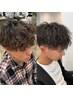 夏休み◎【学割U24】パーマに悩みの方◎Men'sカット＋パーマ相談クーポン