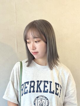 アフィナー 新宿(Afinar) グレー（ブリーチ2回～）