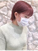 【Moana Lua】#ボブ#ミニボブ#ぷつっとボブ#ピンク