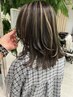 カット＋ハイライトカラー＋トリートメント　￥27500