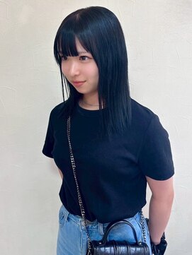 セットアップ 岡山北長瀬店(SET-UP) ネイビーブルー/黒髪セミロング/アースカラー