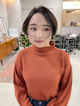ヘアー アイス カンナ(HAIR ICI Canna) 20代30代大人可愛い小顔ボブ丸みショートレイヤー【ノグチ】