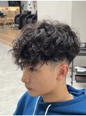 波巻きパーマツイストスパイラルパーマメンズカット名駅名古屋