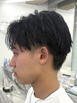 ウィル バイ ブラウン(Vir by Brown) 刈り上げマッシュカット/緩めパーマ/スパイラルパーマ