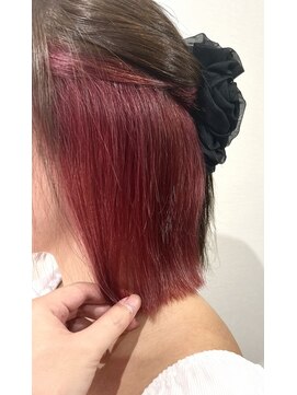 グルグル 新小岩店(GULGUL) 「私だけの隠し味!ピンクインナーカラーで魅せる夏の遊び心」