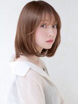 アイニティ(Inity)&nbsp;[Inity]マロンベージュ×タッセルボブ[心斎橋/髪質改善/縮毛矯正